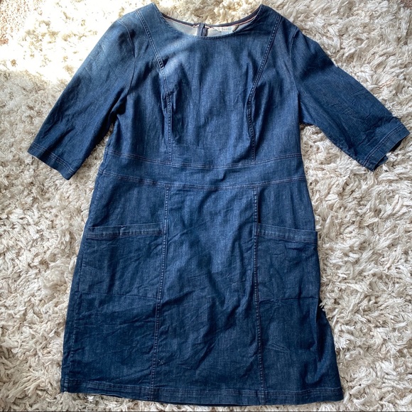 denim dress size 18
